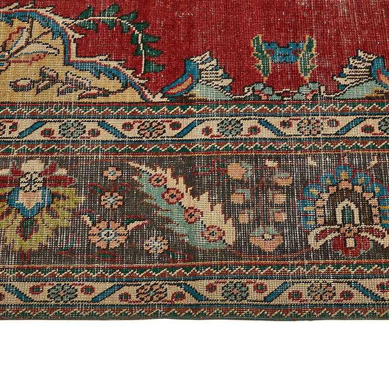 Vintage Hand-Knotted Oriental Rug - 9' 11" x 12' 9" (119" x 153") - K0091122