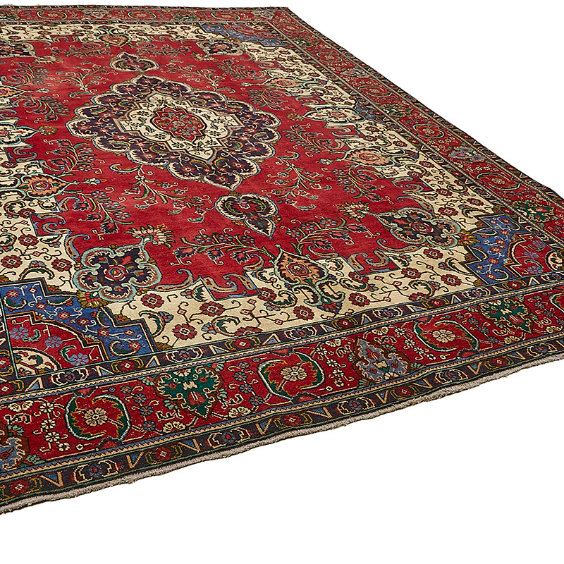 Alfombra Oriental Vintage Anudada a Mano - 300 cm x 390 cm - K0091123