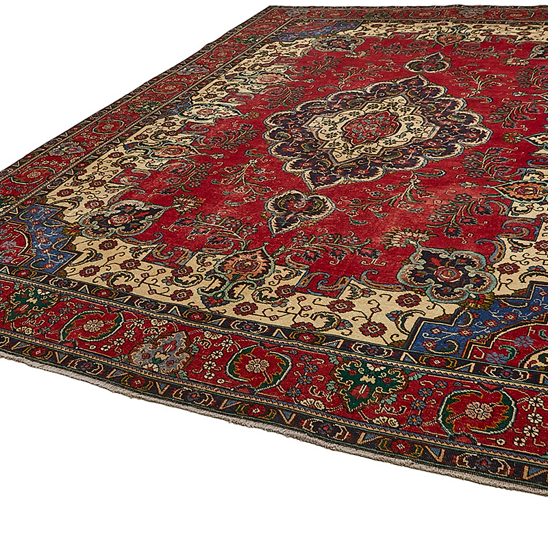 Alfombra Oriental Vintage Anudada a Mano - 300 cm x 390 cm - K0091123