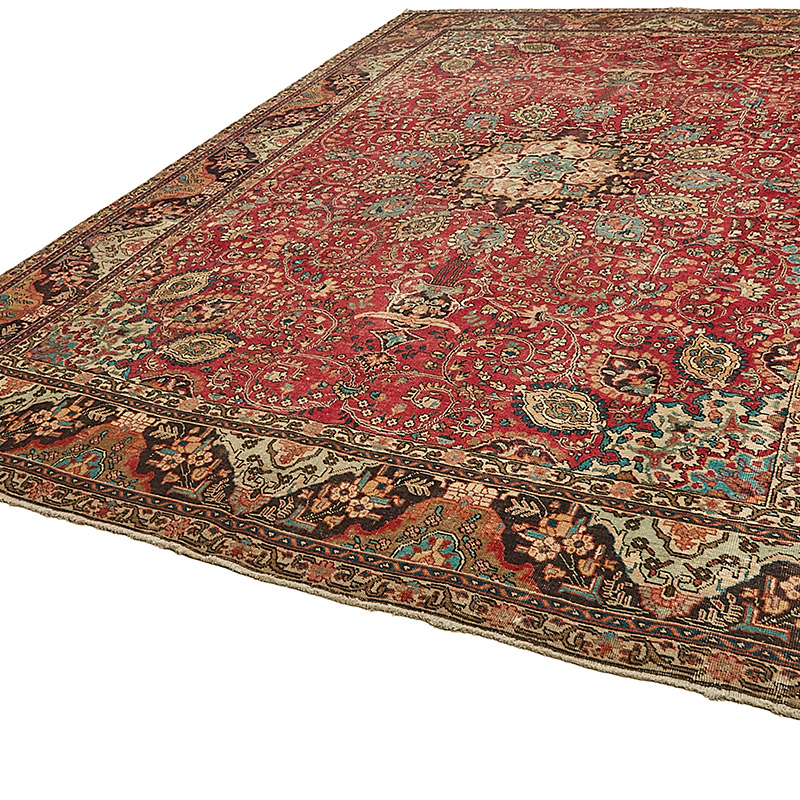 El Dokuma Vintage Halı - 278 cm x 384 cm - K0091124