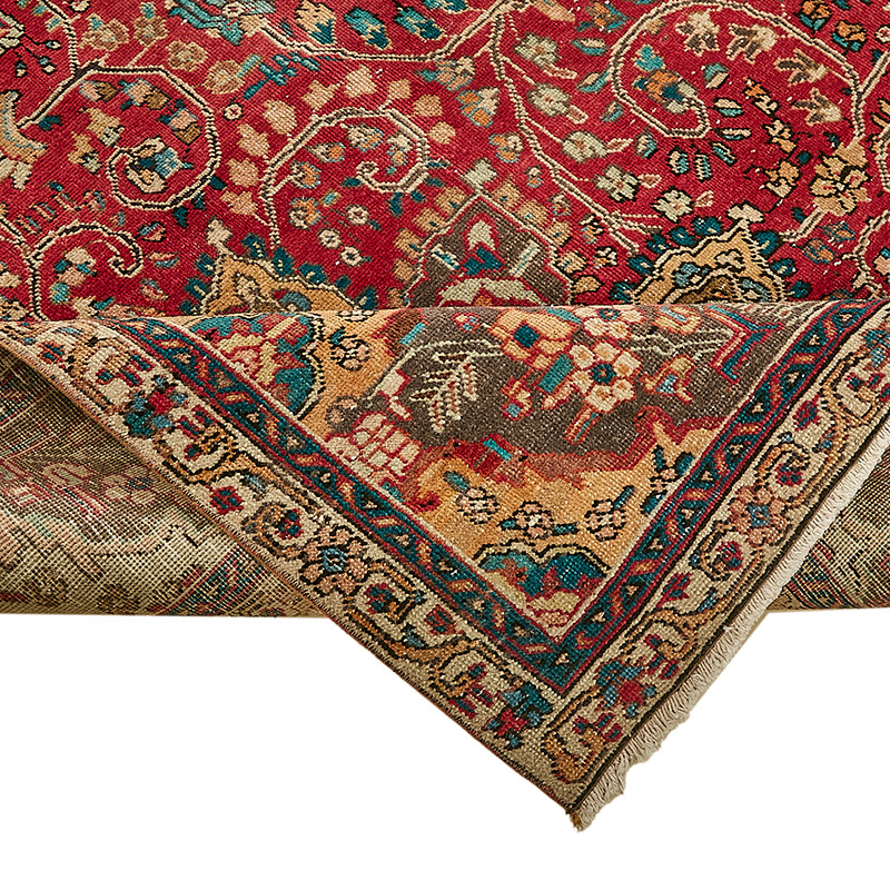 El Dokuma Vintage Halı - 278 cm x 384 cm - K0091124
