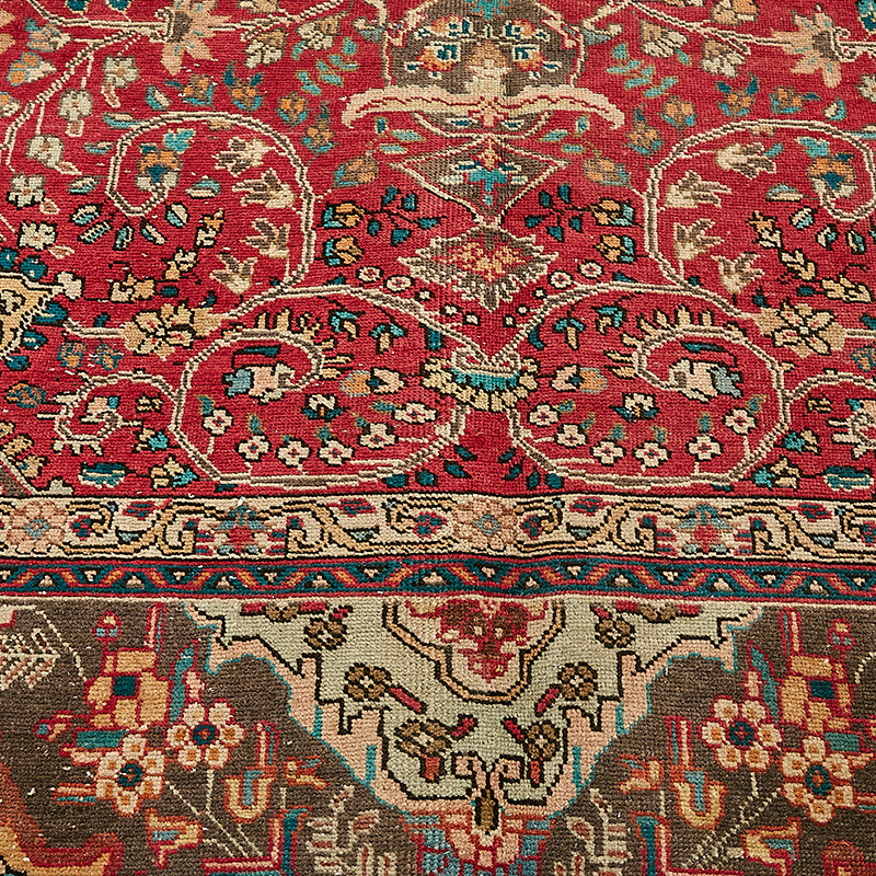 El Dokuma Vintage Halı - 278 cm x 384 cm - K0091124
