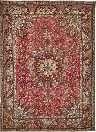 El Dokuma Vintage Halı - 278 cm x 384 cm