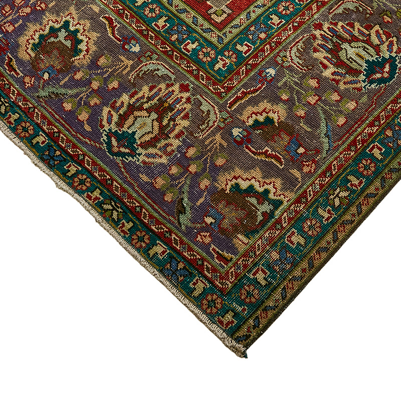 El Dokuma Vintage Halı - 290 cm x 379 cm - K0091125