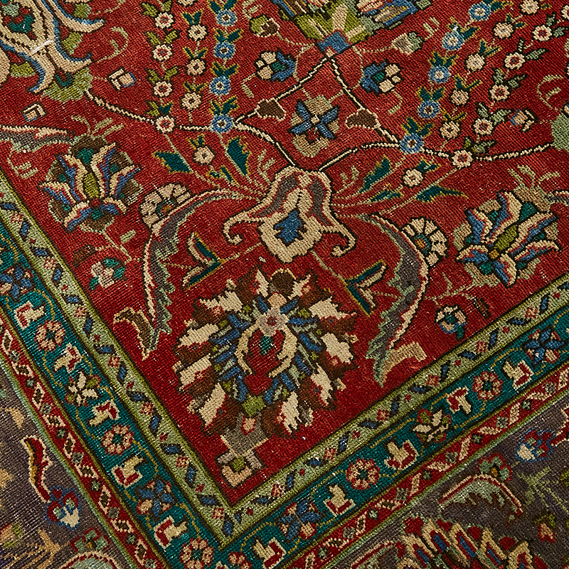El Dokuma Vintage Halı - 290 cm x 379 cm - K0091125
