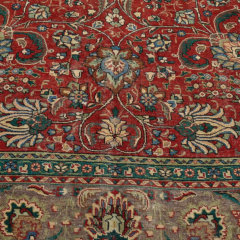 El Dokuma Vintage Halı - 290 cm x 379 cm - K0091125