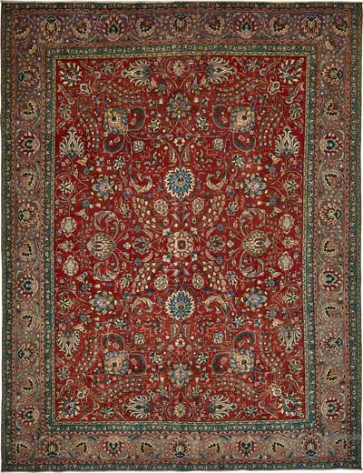 El Dokuma Vintage Halı - 290 cm x 379 cm