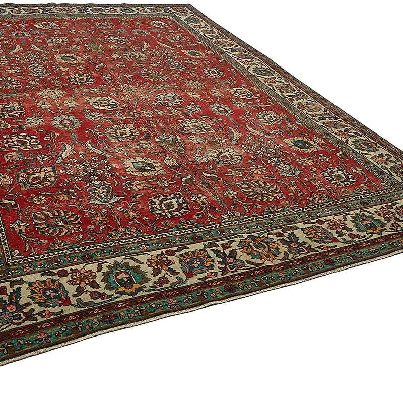 El Dokuma Vintage Halı - 280 cm x 386 cm - K0091126