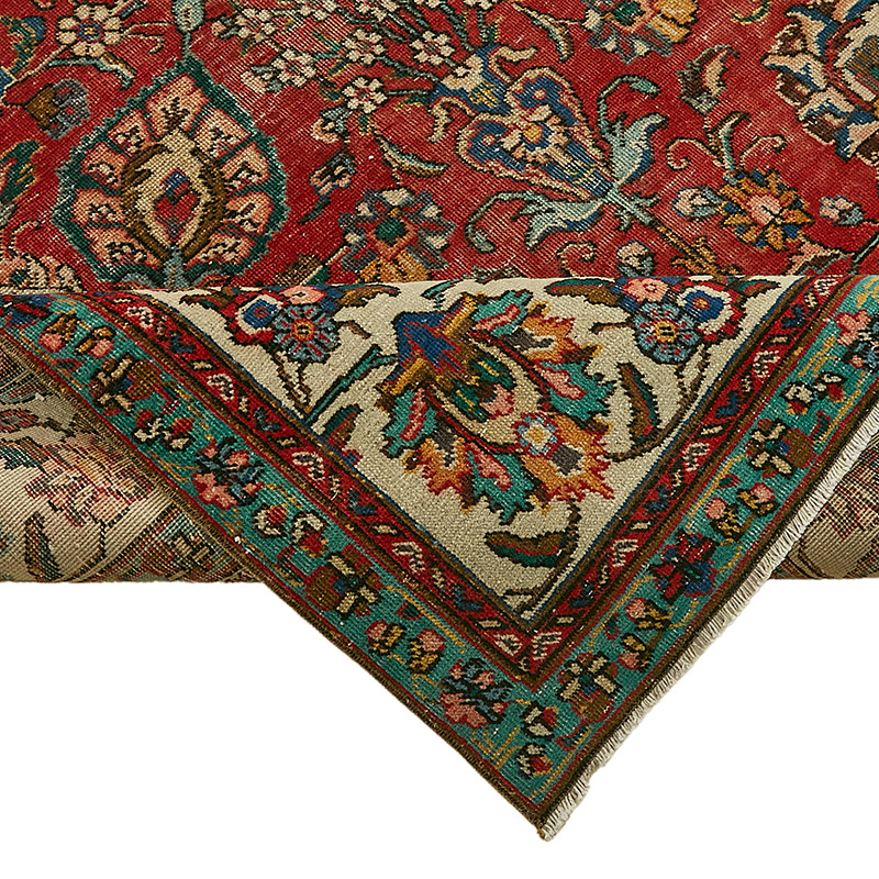 El Dokuma Vintage Halı - 280 cm x 386 cm - K0091126
