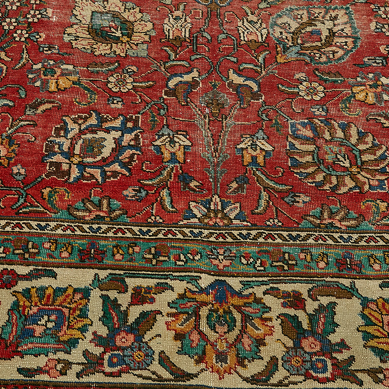 El Dokuma Vintage Halı - 280 cm x 386 cm - K0091126