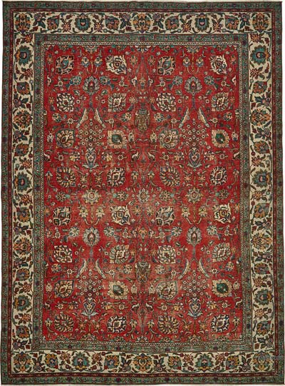 El Dokuma Vintage Halı - 280 cm x 386 cm