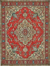 Alfombra Oriental Vintage Anudada a Mano - 292 cm x 386 cm