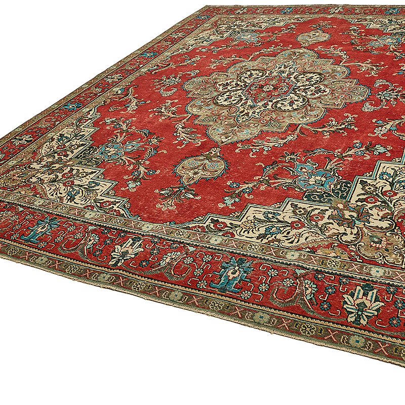 Alfombra Oriental Vintage Anudada a Mano - 292 cm x 386 cm - K0091127