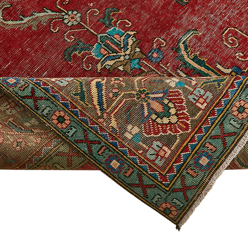 Alfombra Oriental Vintage Anudada a Mano - 303 cm x 392 cm - K0091128