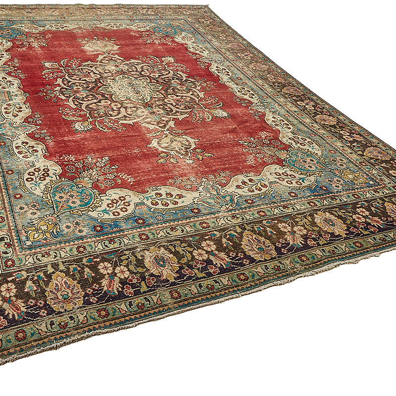 El Dokuma Vintage Halı - 293 cm x 387 cm - K0091129