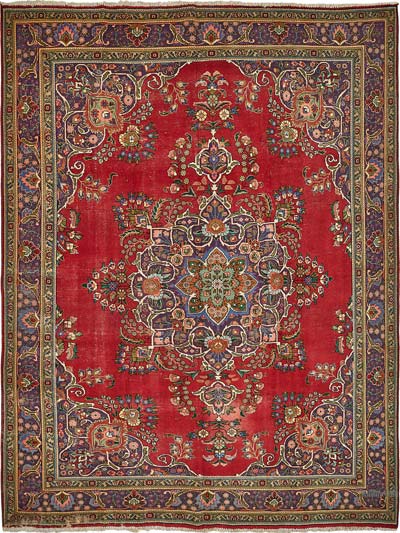 El Dokuma Vintage Halı - 291 cm x 387 cm