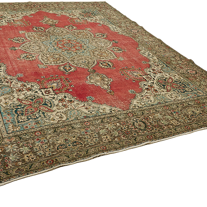 El Dokuma Vintage Halı - 308 cm x 397 cm - K0091133