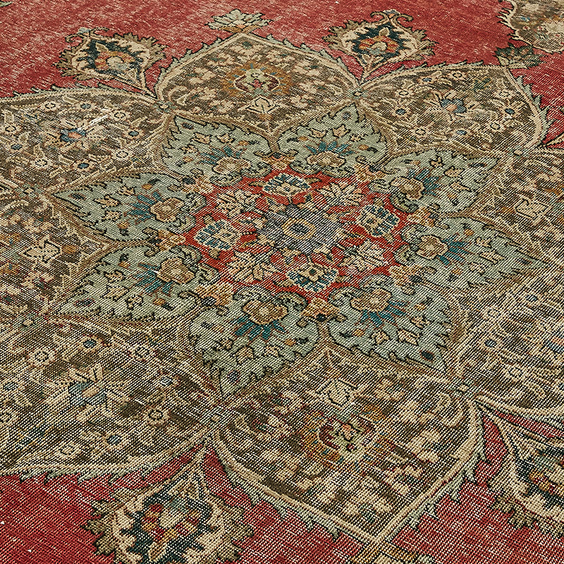 El Dokuma Vintage Halı - 308 cm x 397 cm - K0091133