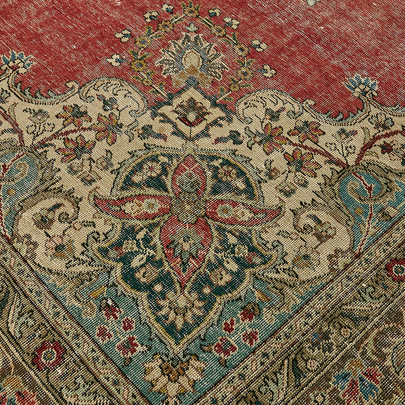 El Dokuma Vintage Halı - 308 cm x 397 cm - K0091133