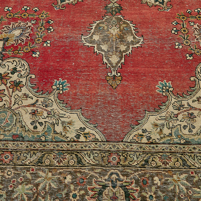 El Dokuma Vintage Halı - 308 cm x 397 cm - K0091133