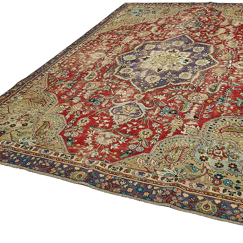 El Dokuma Vintage Halı - 244 cm x 337 cm - K0091134