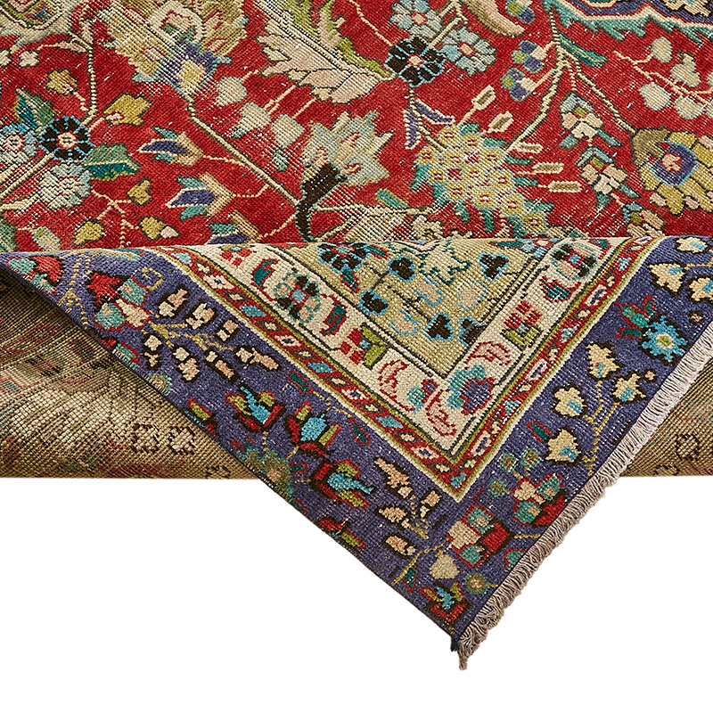 El Dokuma Vintage Halı - 244 cm x 337 cm - K0091134