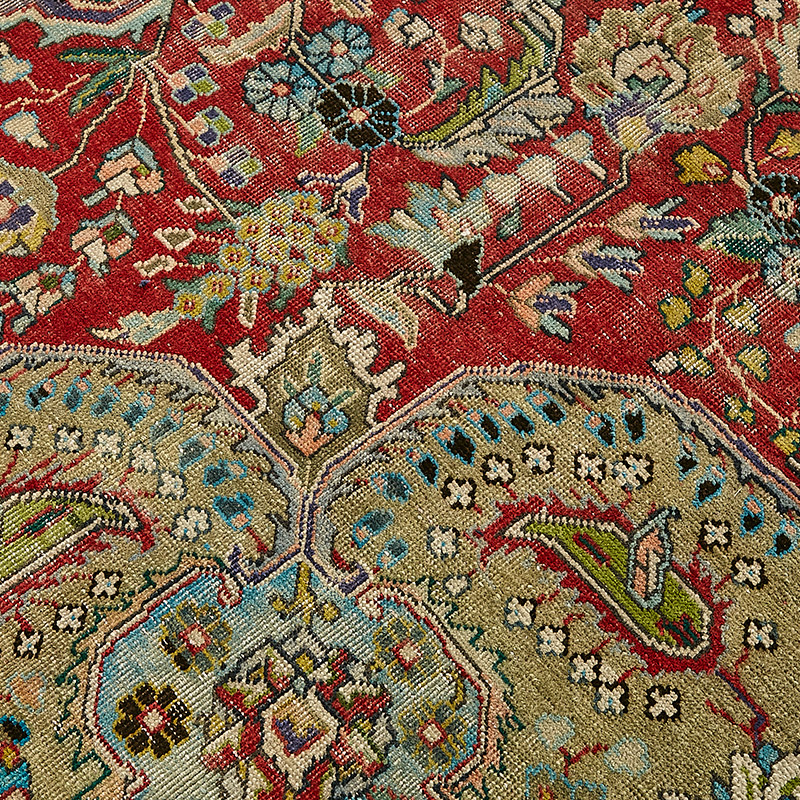 El Dokuma Vintage Halı - 244 cm x 337 cm - K0091134