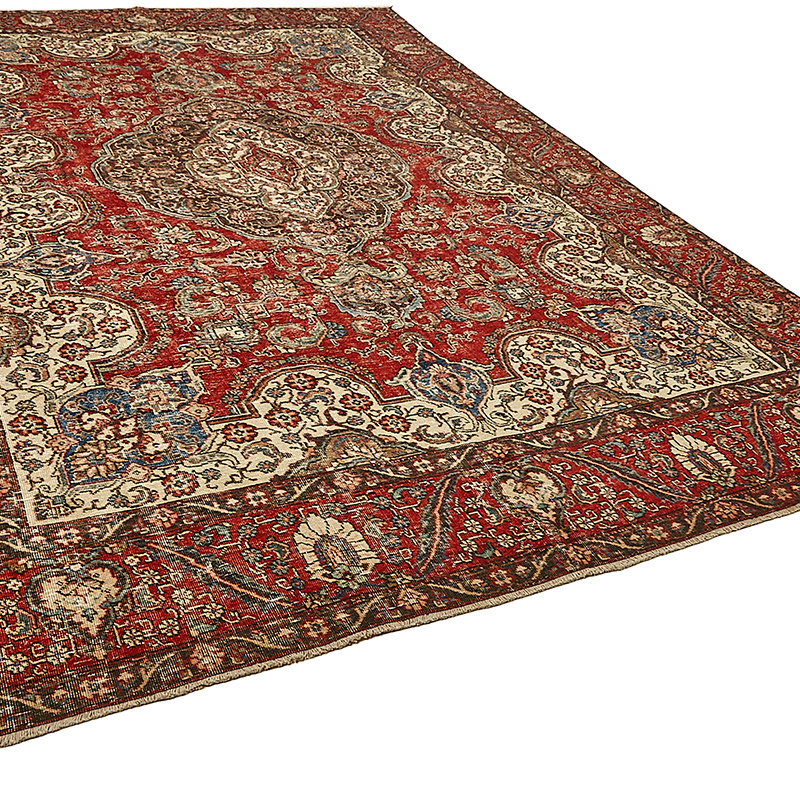 Alfombra Oriental Vintage Anudada a Mano - 266 cm x 380 cm - K0091135