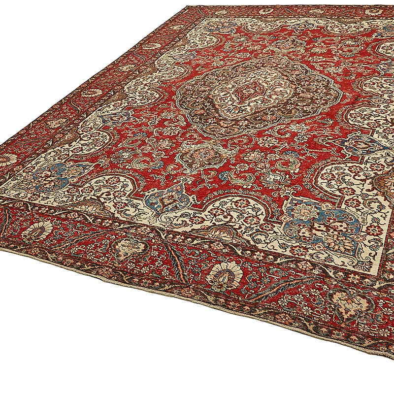 Alfombra Oriental Vintage Anudada a Mano - 266 cm x 380 cm - K0091135