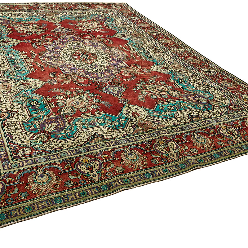 Alfombra Oriental Vintage Anudada a Mano - 300 cm x 385 cm - K0091136
