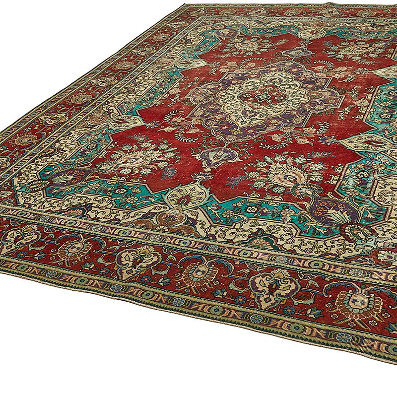 Alfombra Oriental Vintage Anudada a Mano - 300 cm x 385 cm - K0091136