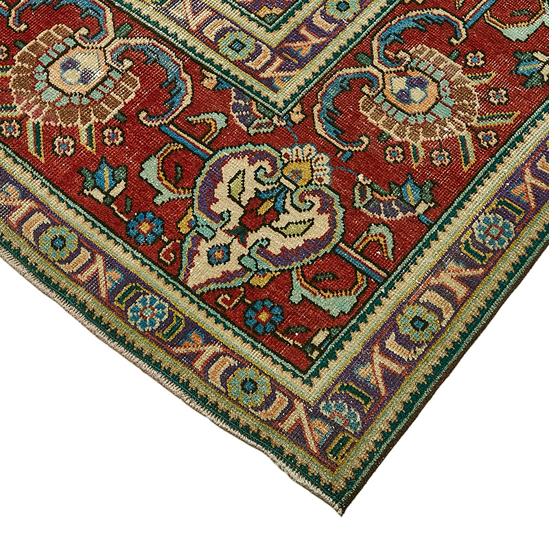 Alfombra Oriental Vintage Anudada a Mano - 300 cm x 385 cm - K0091136