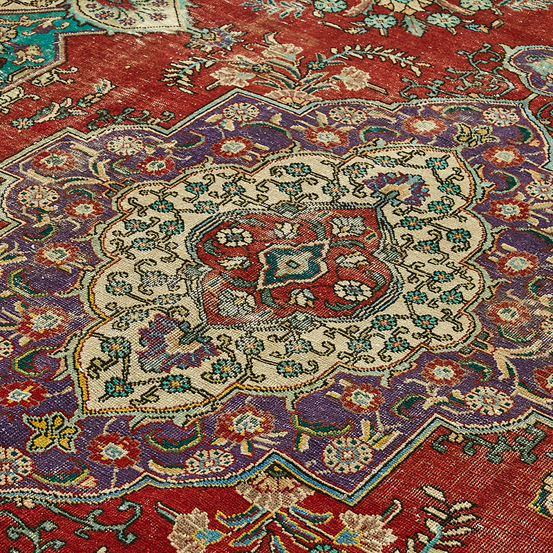 Alfombra Oriental Vintage Anudada a Mano - 300 cm x 385 cm - K0091136