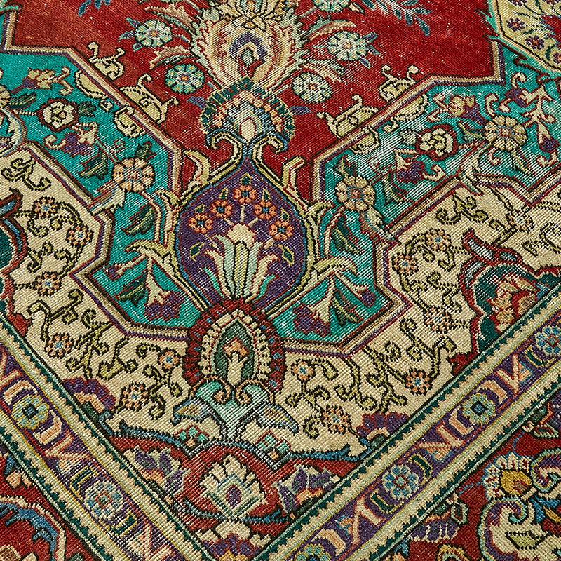 Alfombra Oriental Vintage Anudada a Mano - 300 cm x 385 cm - K0091136