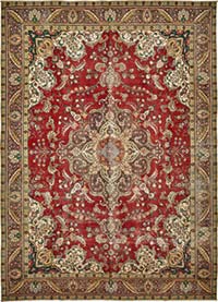El Dokuma Vintage Halı - 288 cm x 396 cm