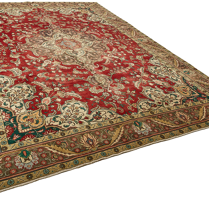El Dokuma Vintage Halı - 288 cm x 396 cm - K0091137