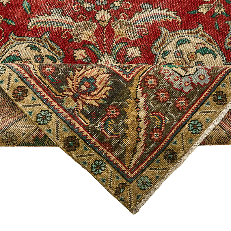 El Dokuma Vintage Halı - 288 cm x 396 cm - K0091137