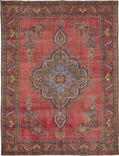 El Dokuma Vintage Halı - 290 cm x 380 cm