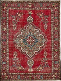 El Dokuma Vintage Halı - 289 cm x 390 cm