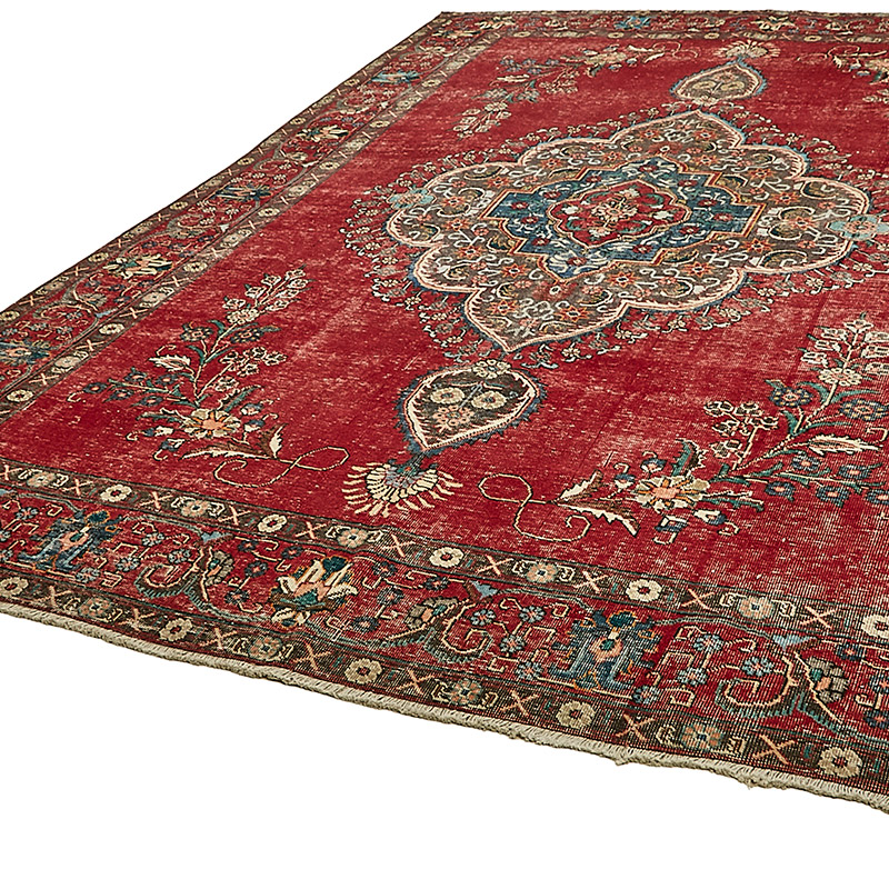 El Dokuma Vintage Halı - 289 cm x 390 cm - K0091140