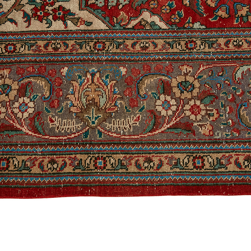 Vintage Hand-Knotted Oriental Rug - 9' 5" x 12' 3" (113" x 147") - K0091142