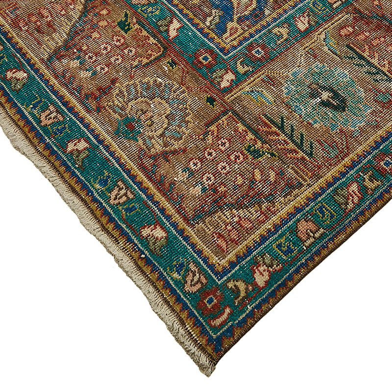El Dokuma Vintage Halı - 286 cm x 374 cm - K0091143