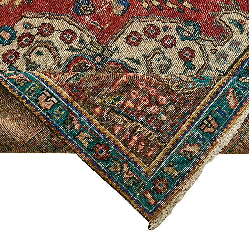 El Dokuma Vintage Halı - 286 cm x 374 cm - K0091143