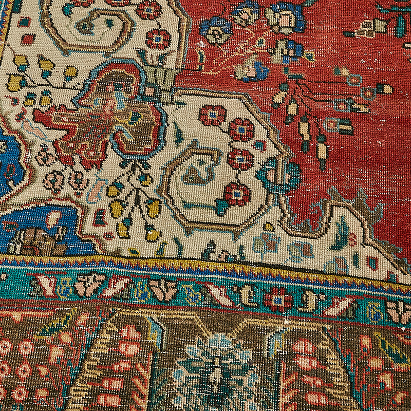 El Dokuma Vintage Halı - 286 cm x 374 cm - K0091143