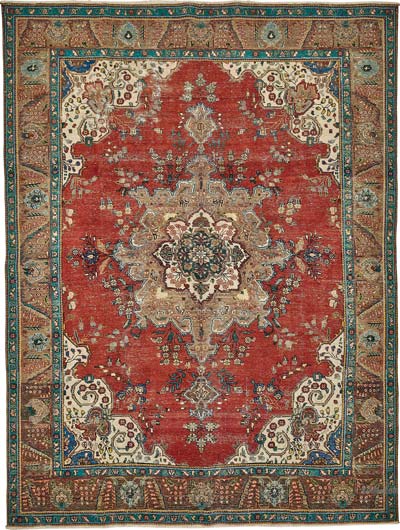 El Dokuma Vintage Halı - 286 cm x 374 cm