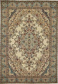 Alfombra Oriental Vintage Anudada a Mano - 285 cm x 410 cm