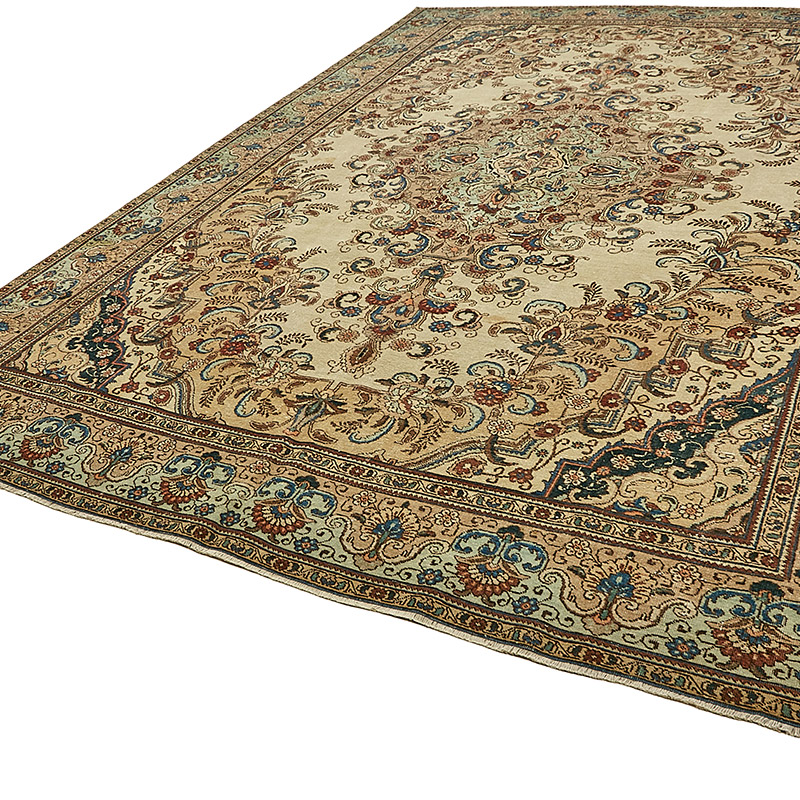 Alfombra Oriental Vintage Anudada a Mano - 285 cm x 410 cm - K0091145