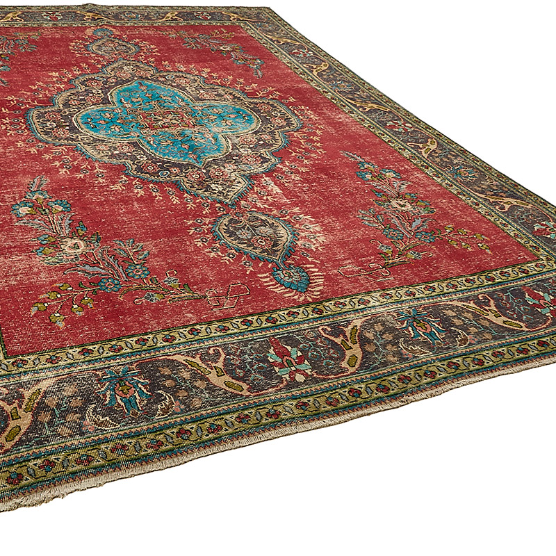 Alfombra Oriental Vintage Anudada a Mano - 290 cm x 394 cm - K0091146