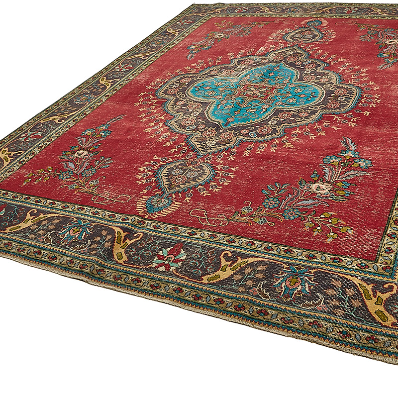 Alfombra Oriental Vintage Anudada a Mano - 290 cm x 394 cm - K0091146