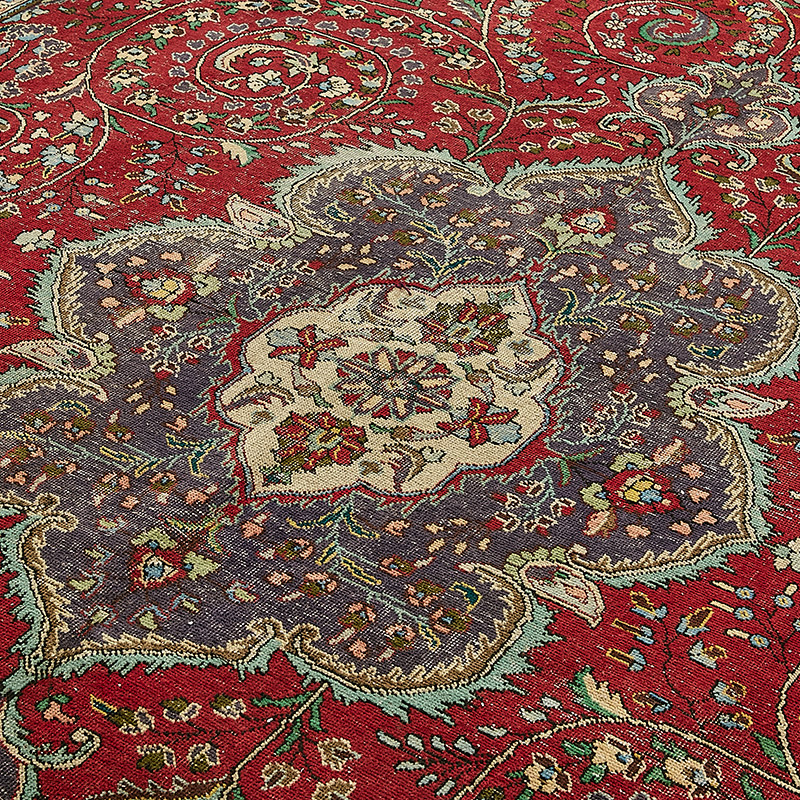 Alfombra Oriental Vintage Anudada a Mano - 300 cm x 390 cm - K0091147